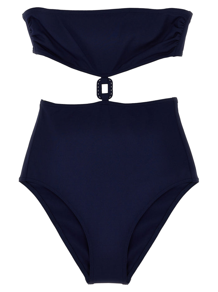 Marina one-piece swimsuit Blue Polyamide Spandex Beachwear