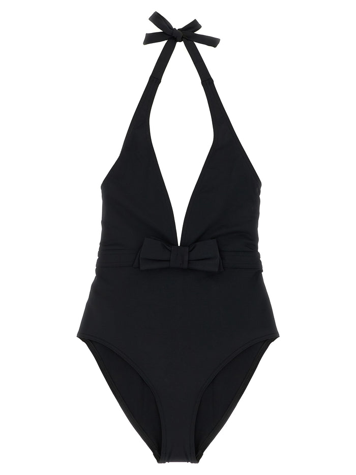 Couture One-Piece Swimsuit Black Polyamide Beachwear