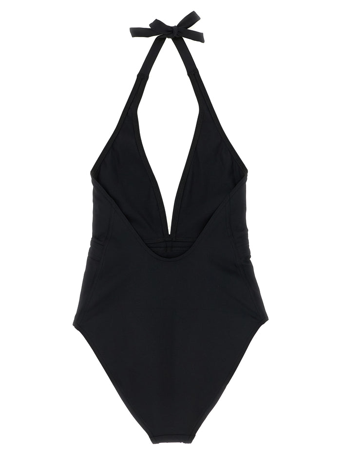 Couture One-Piece Swimsuit Black Polyamide Beachwear