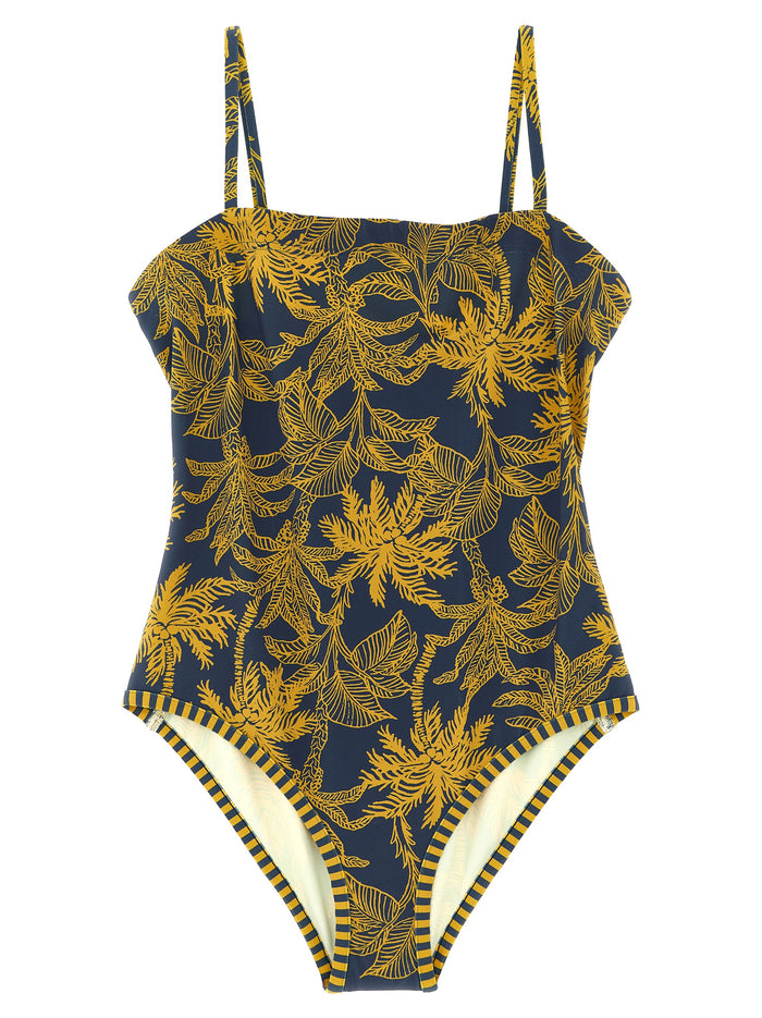 Tropical one-piece swimsuit Multicolor Polyamide Beachwear