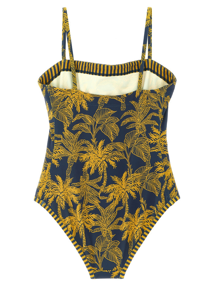 Tropical one-piece swimsuit Multicolor Polyamide Beachwear