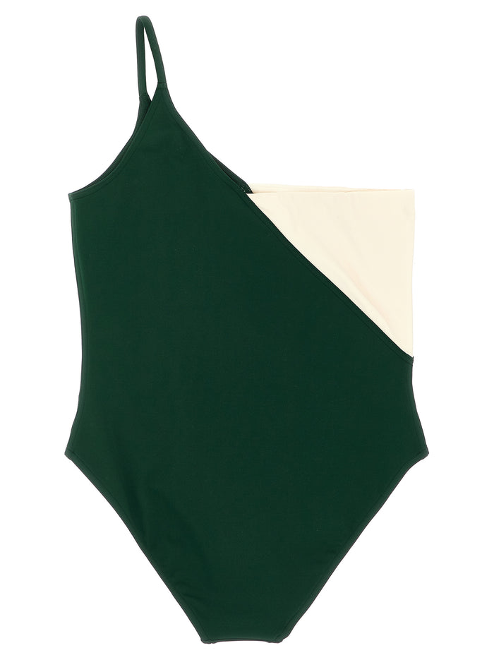 Tandem one-piece swimsuit Green Polyamide Beachwear