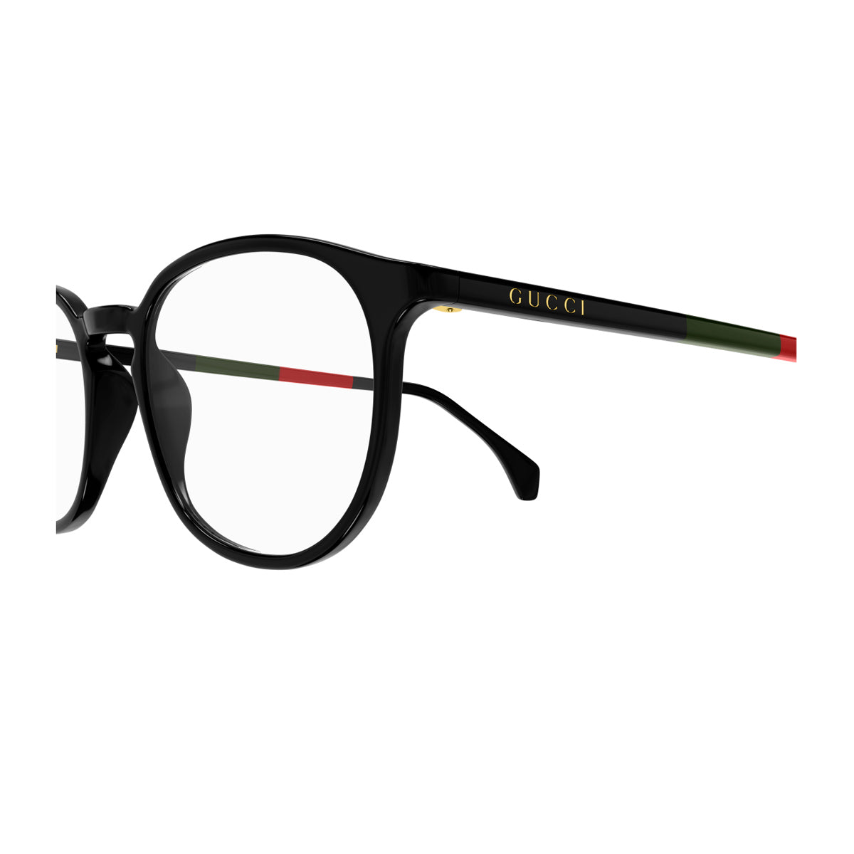 Gucci GG0551O Linea Institutional Logo 021 Black Nero Recycled Acetate Occhiali Da Vista