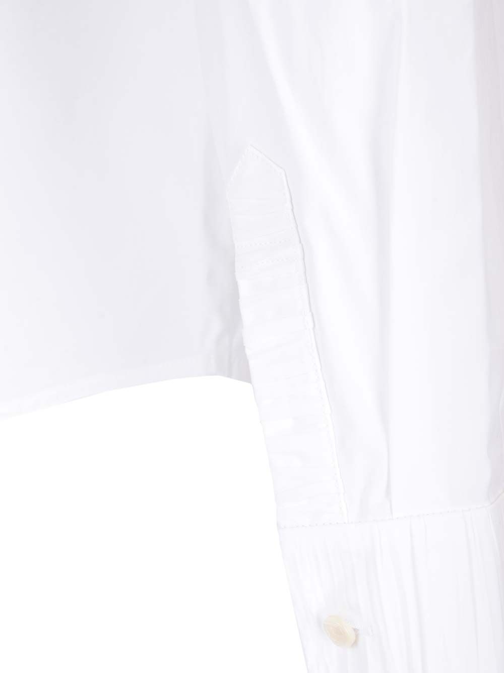 crimped collar shirt White Cotton