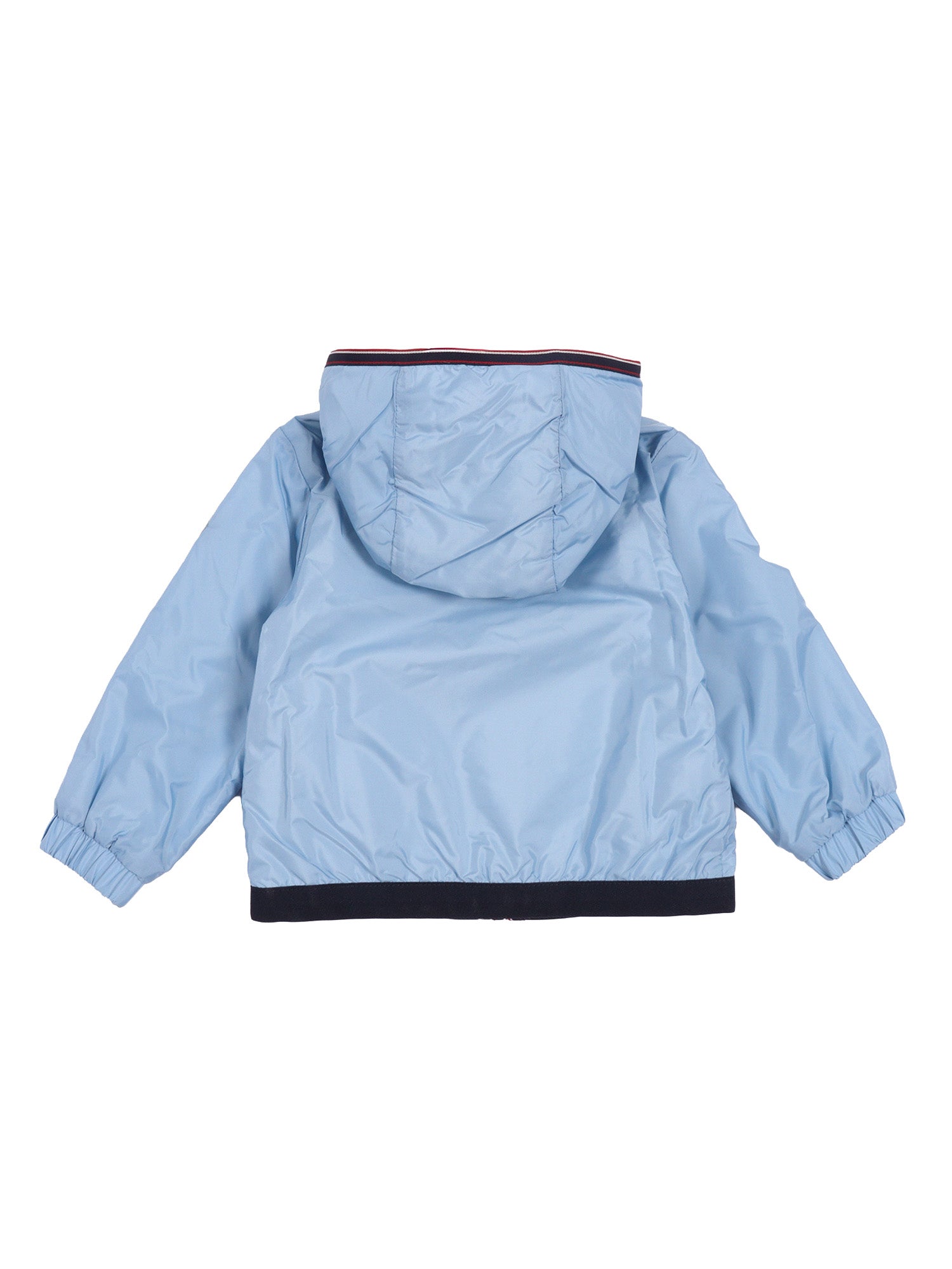 ANTON JACKET Light Blue Polyamide Lining Cotton Short Puffer