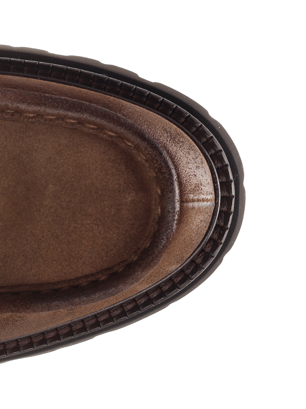 suede tank paraboot Brown Leather Lace-up Shoes