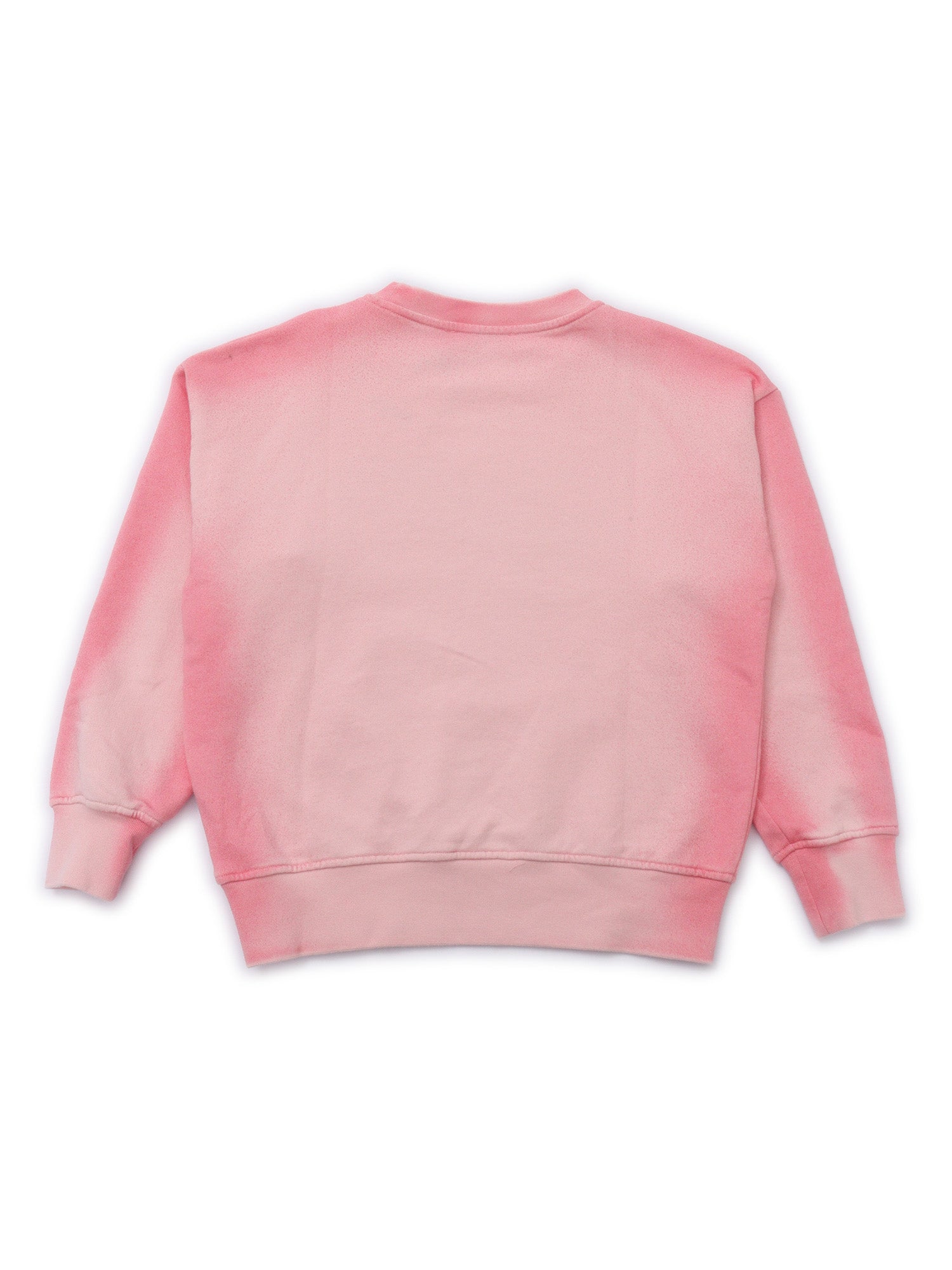 AIRBRUSHED SWEATSHIRT UNISEX Pink Cotton