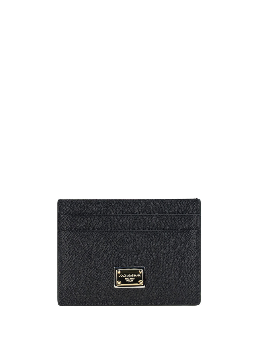 Leather Cardholder Black Calf Wallets & Purses