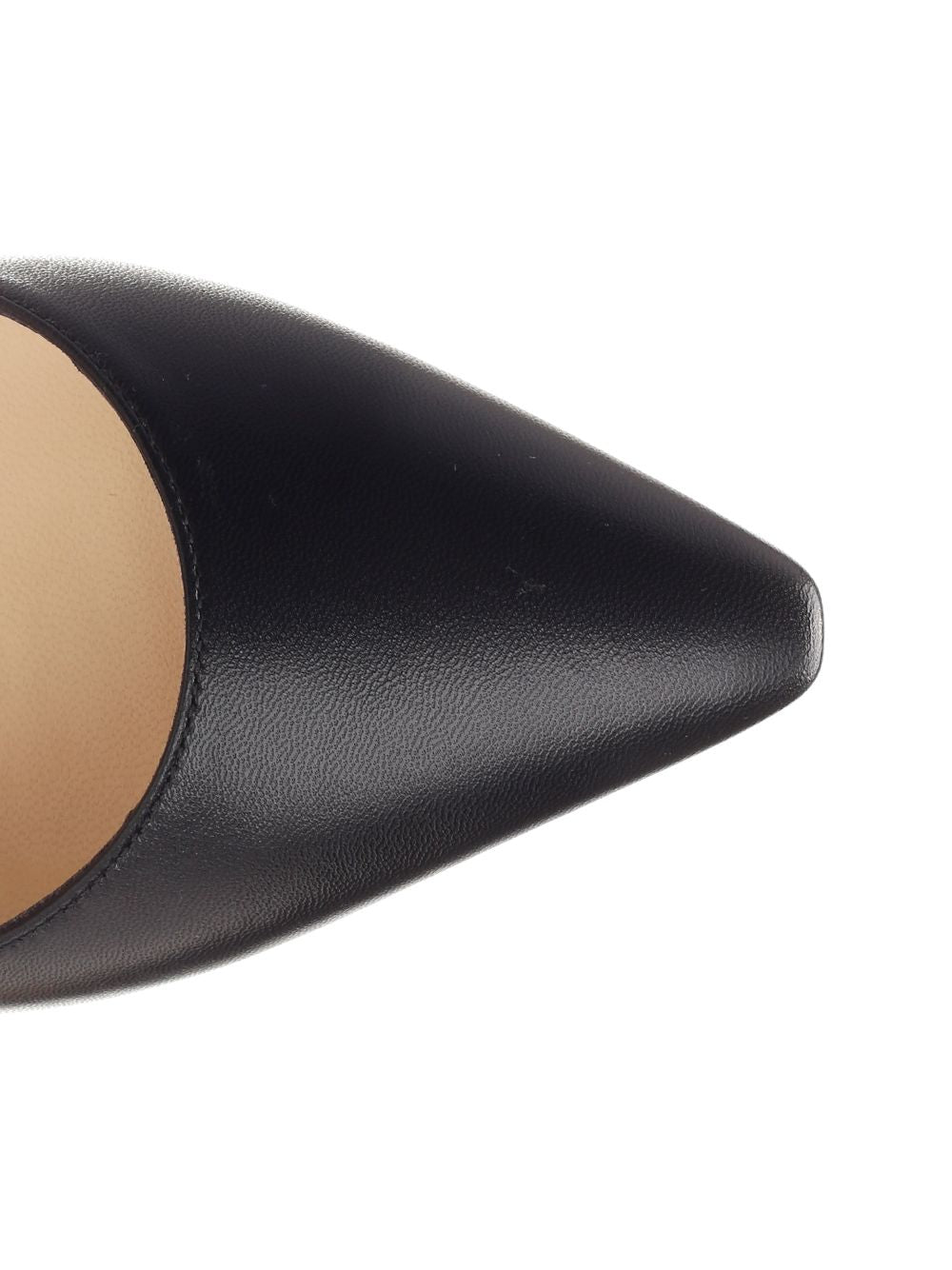 Romi 60 decolletè Black Leather Salpa Plastic Metal Pumps