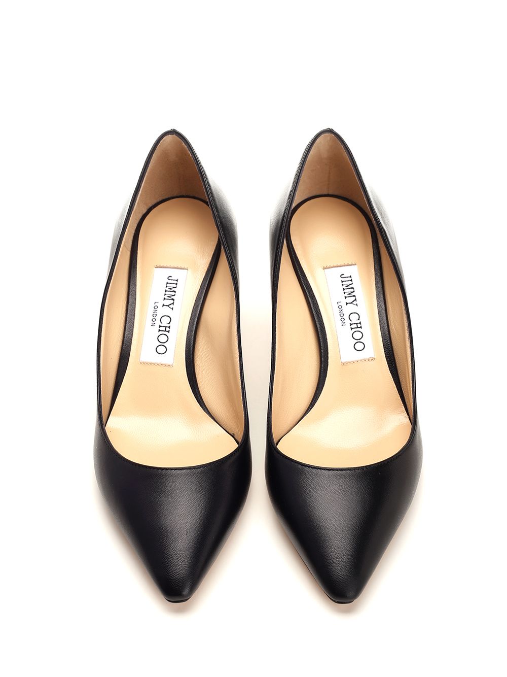 Romi 60 decolletè Black Leather Salpa Plastic Metal Pumps