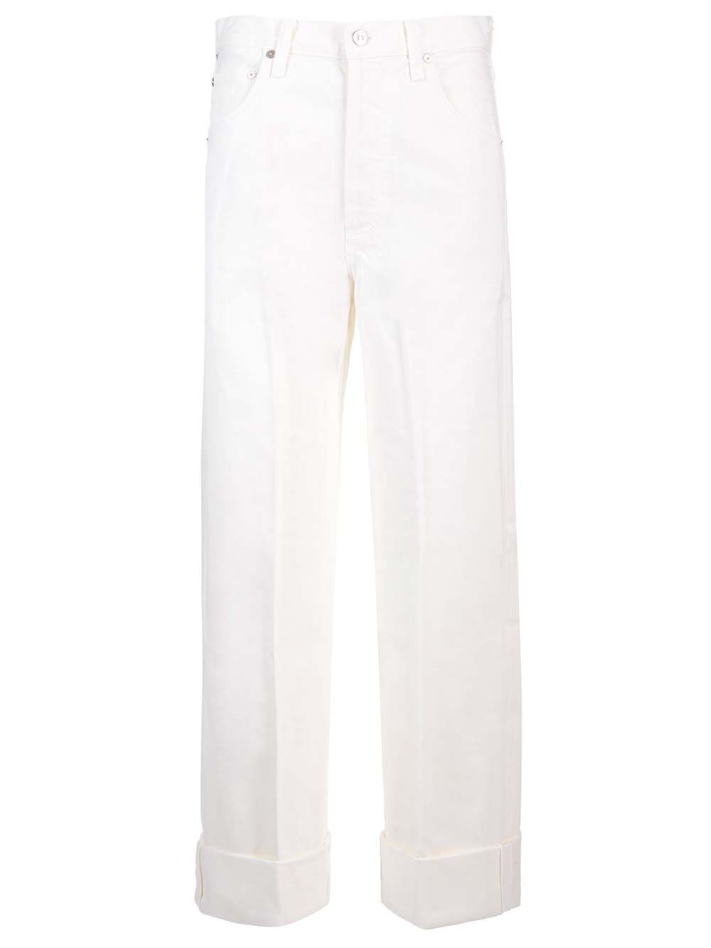 Ayla baggy fit jeans White Cotton