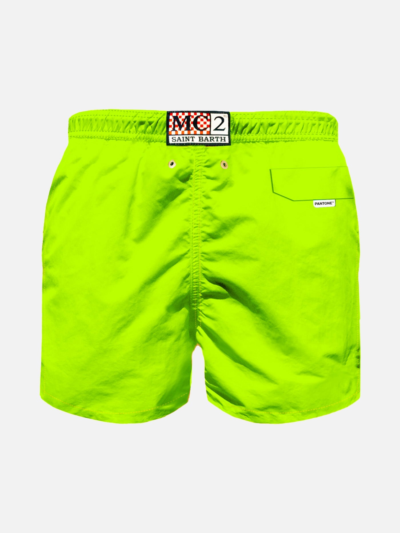 Boy Fluo Yellow Lightweight Fabric Swim Shorts | Pantone® Special Edition __single__ Swimshort