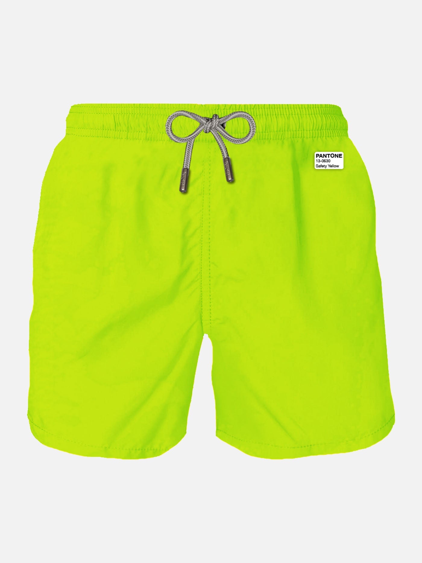 Man Fluo Yellow Lightweight Fabric Swim Shorts | Pantone® Special Edition Swimshort