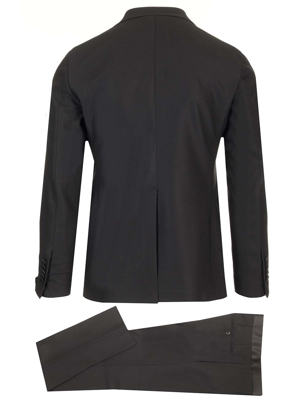 tuxedo with peak lapels Black Dress