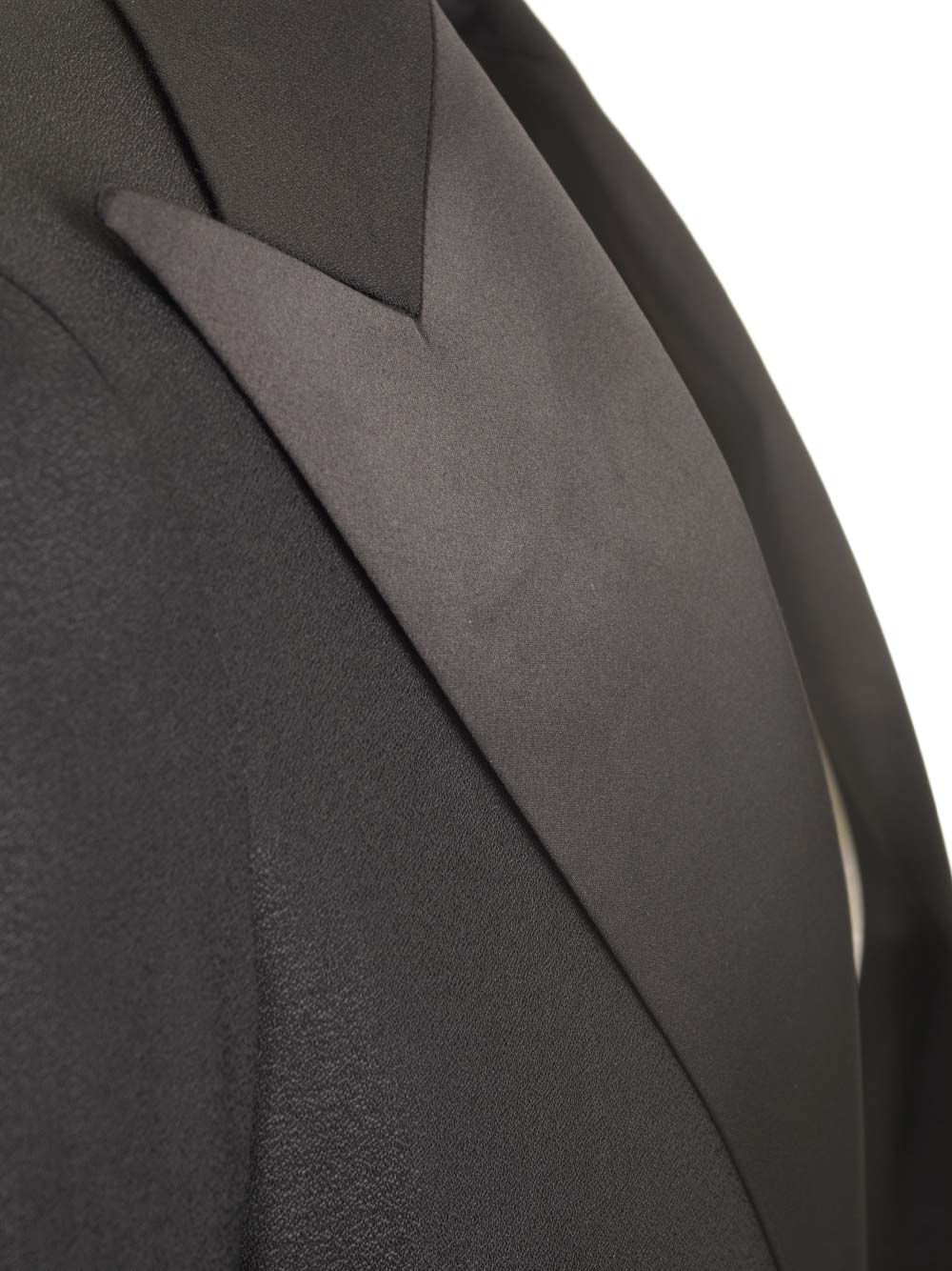 tuxedo with peak lapels Black Dress