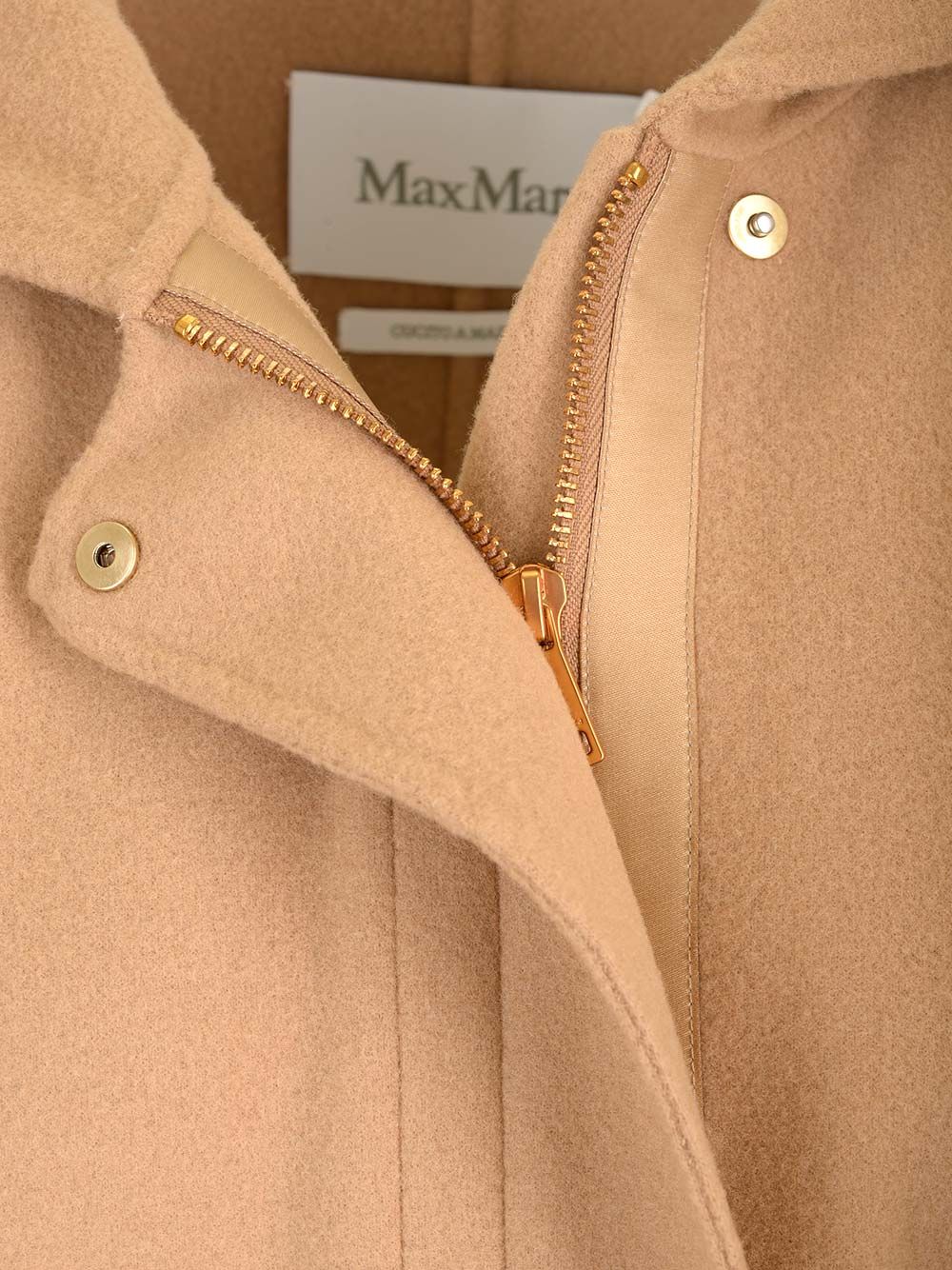 Wool and cashmere blend Miele coat Beige