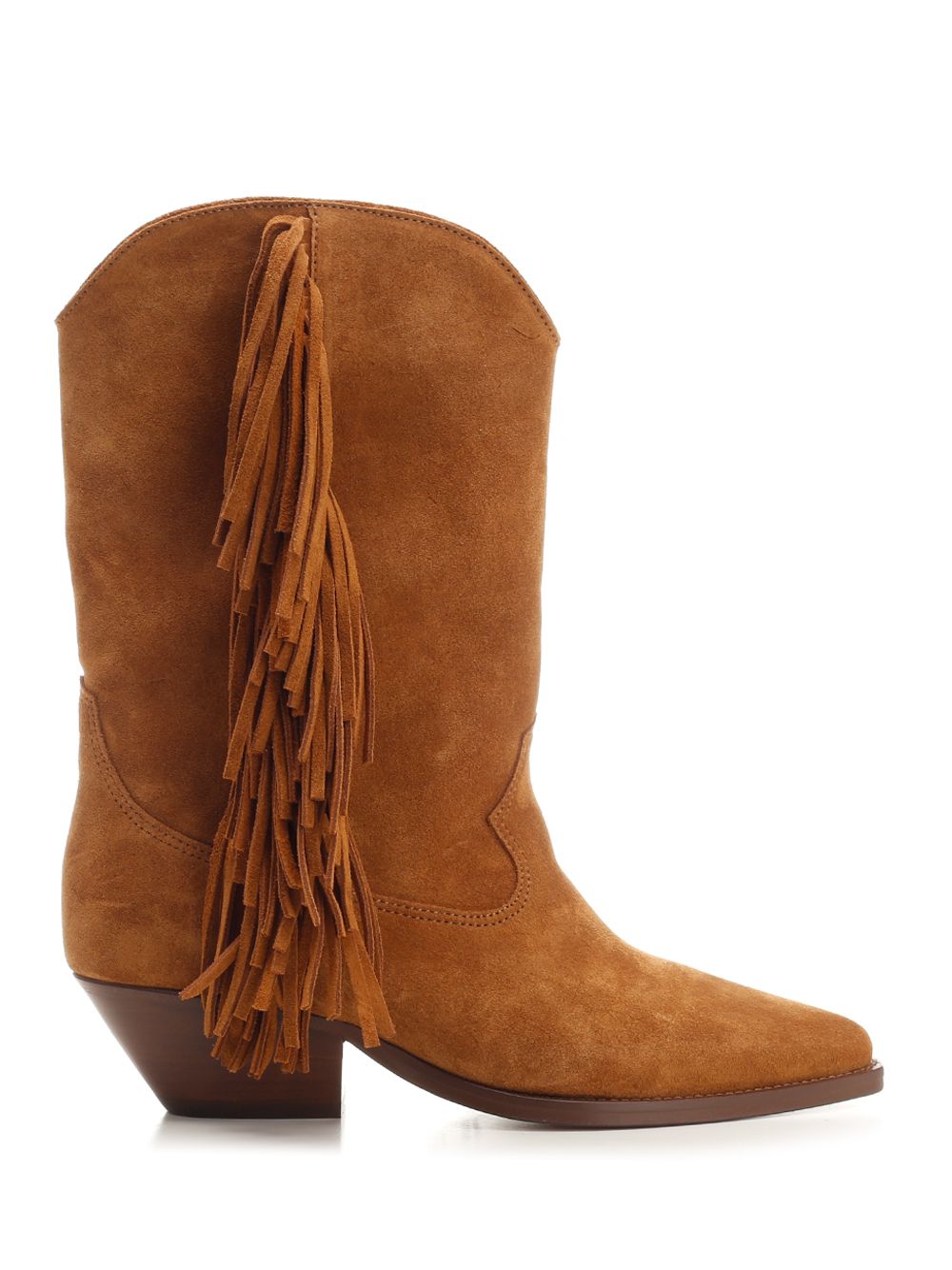 Stivale texano Duerto Brown Cuir De Veau Velours Boot