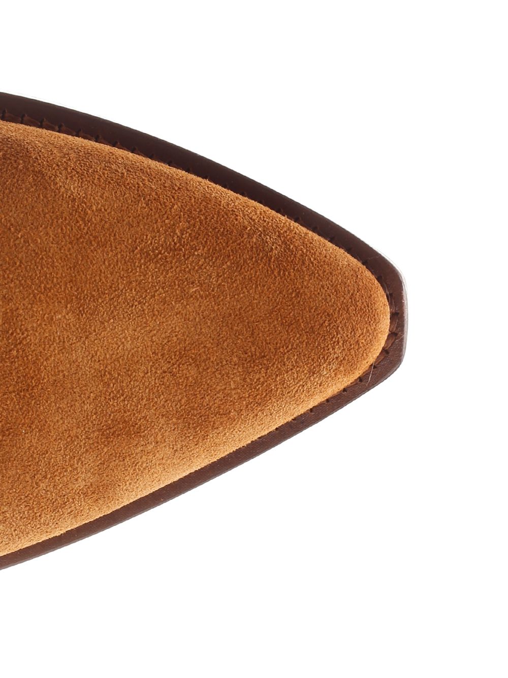 Stivale texano Duerto Brown Cuir De Veau Velours Boot