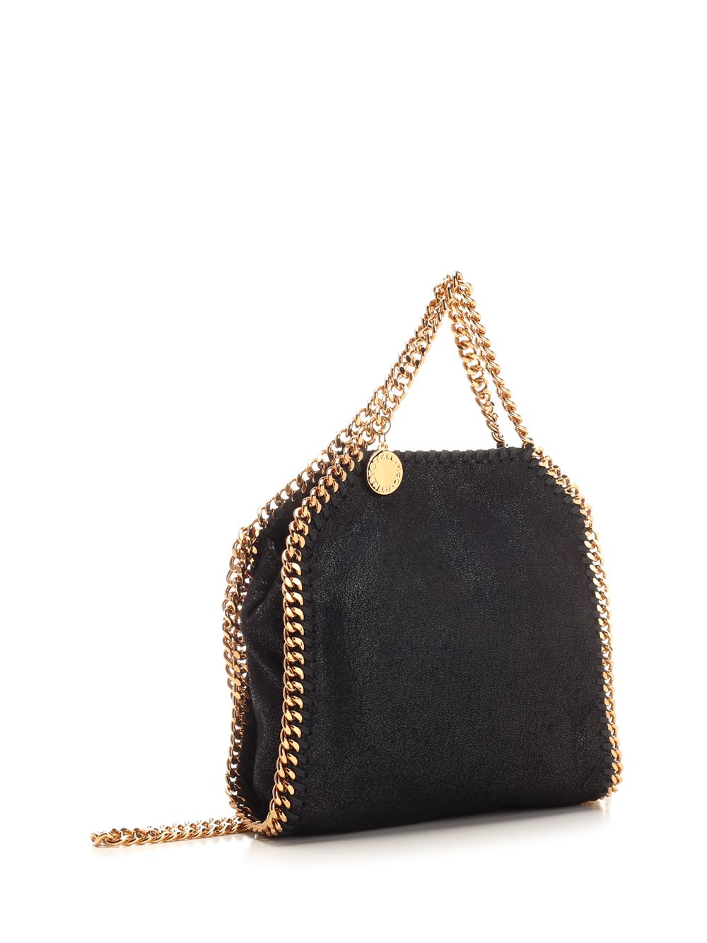 Borsa Tote Micro Falabella Black Poliestere Handbags
