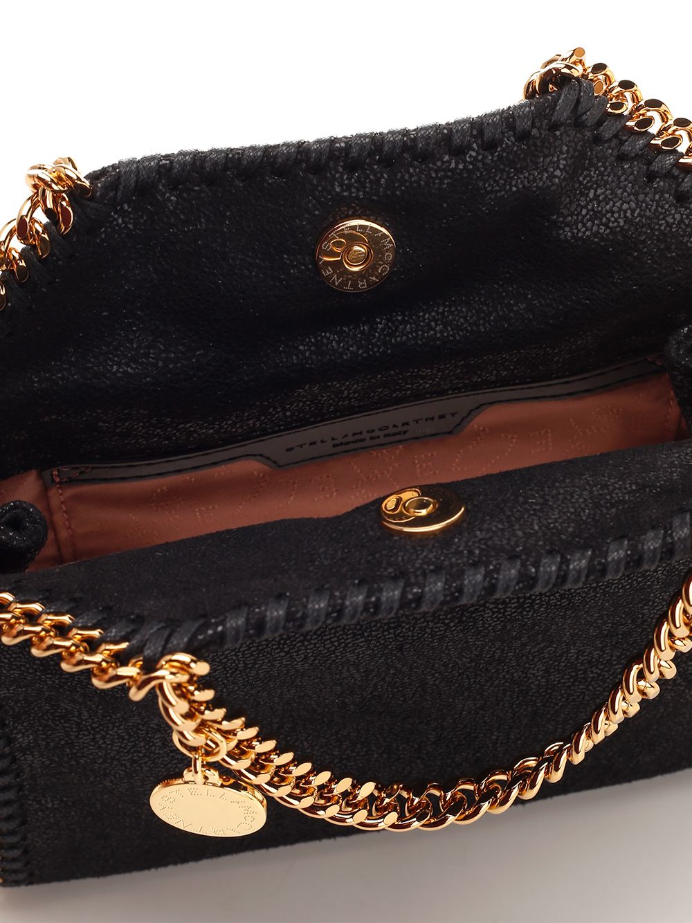 Borsa Tote Micro Falabella Black Poliestere Handbags