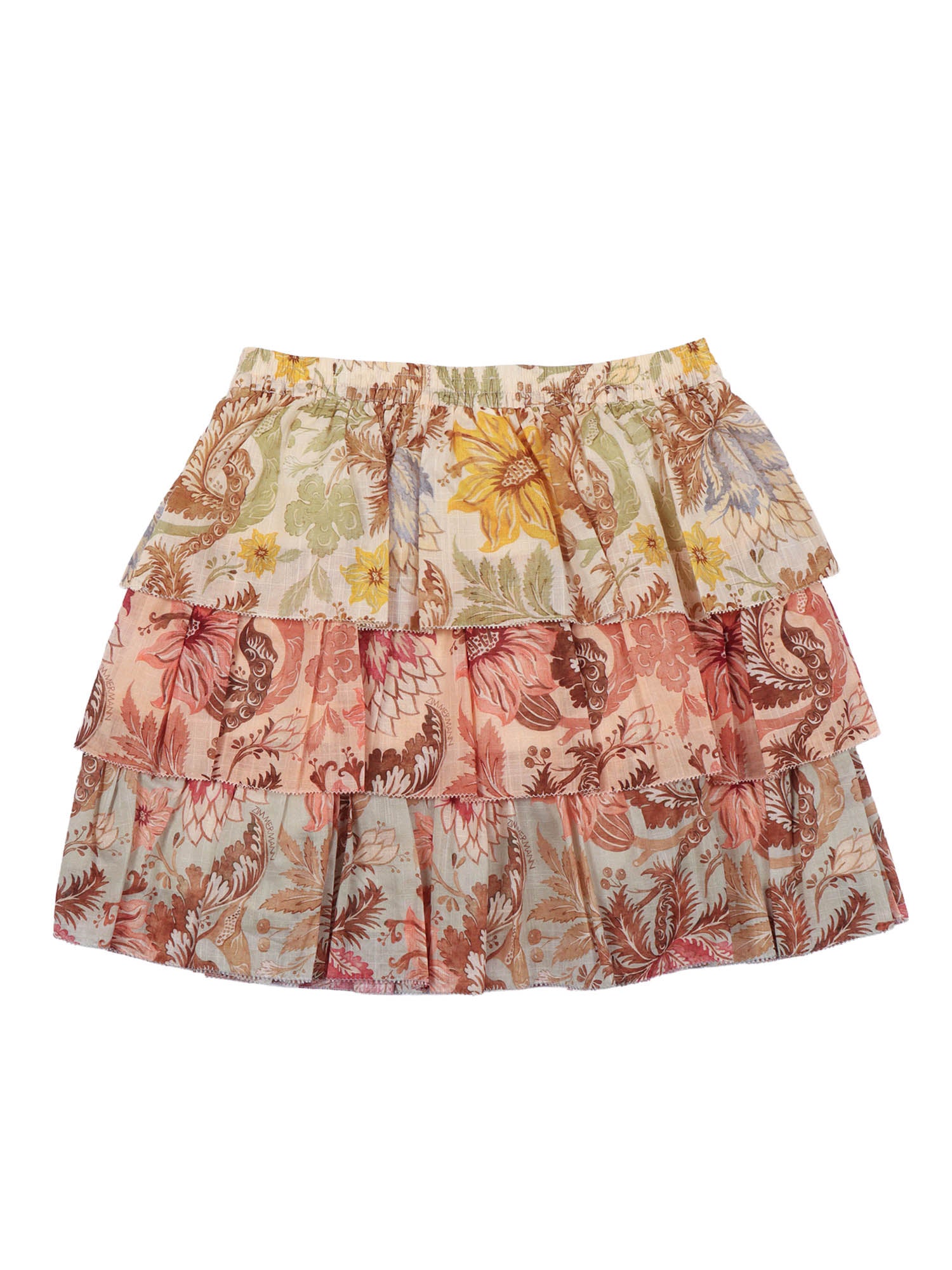 Daylight Kids Tiered Skirt Beige Cotton Lining
