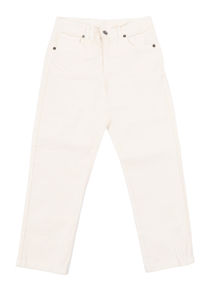 TROUSERS White Viscose Elastane Pant