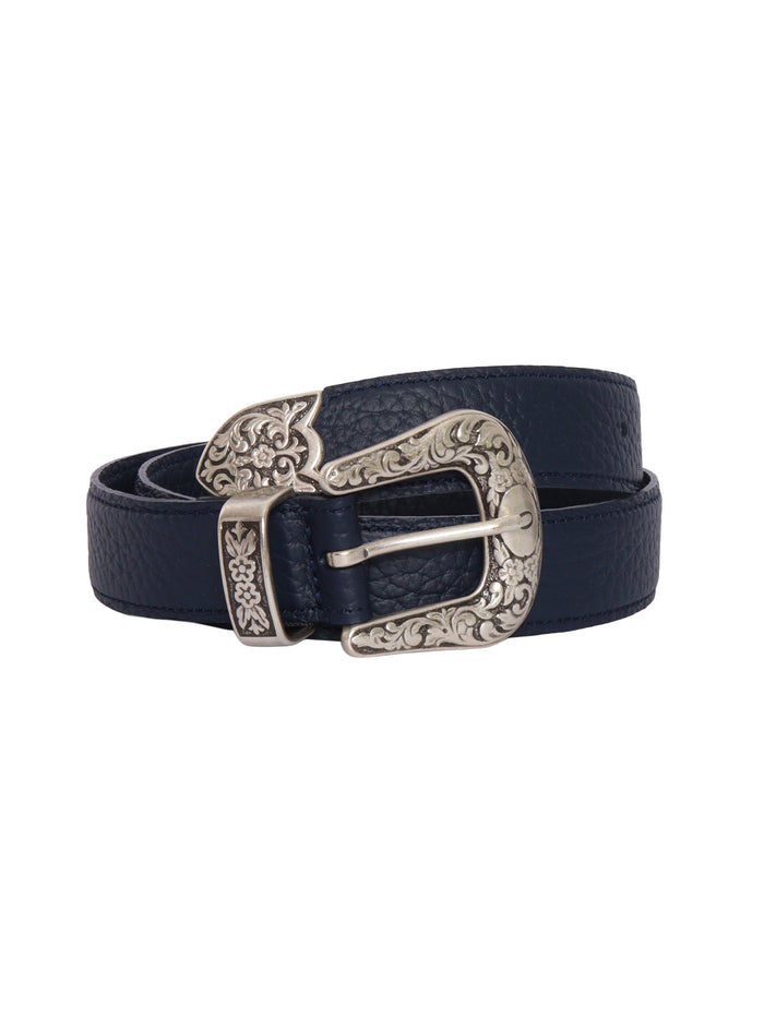 BELT Blue Calf Leather