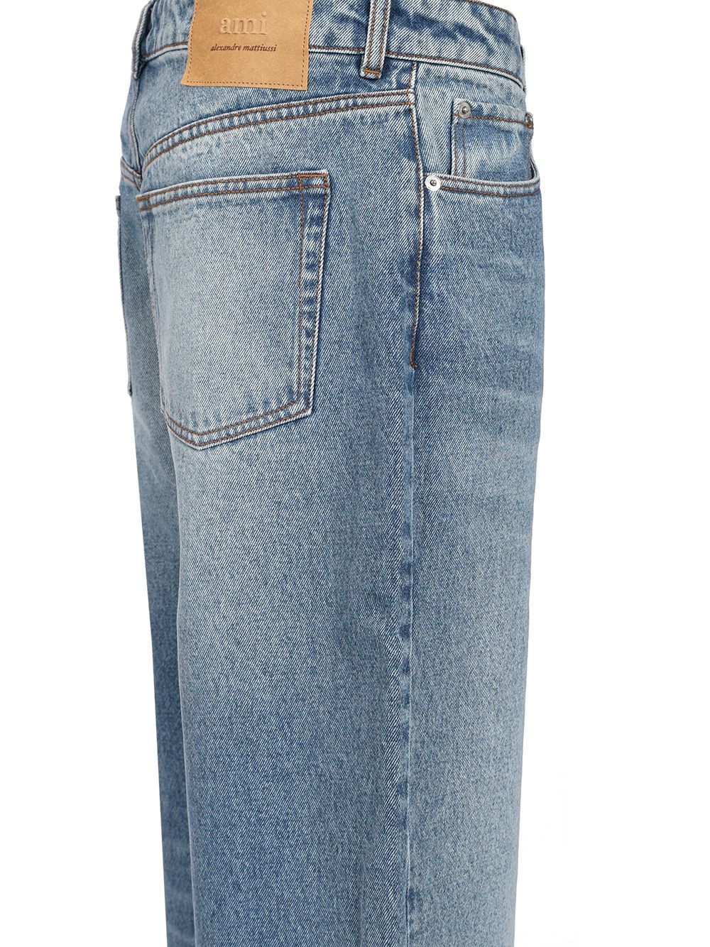 Wide-fit jeans Blue Mat Principale:coton