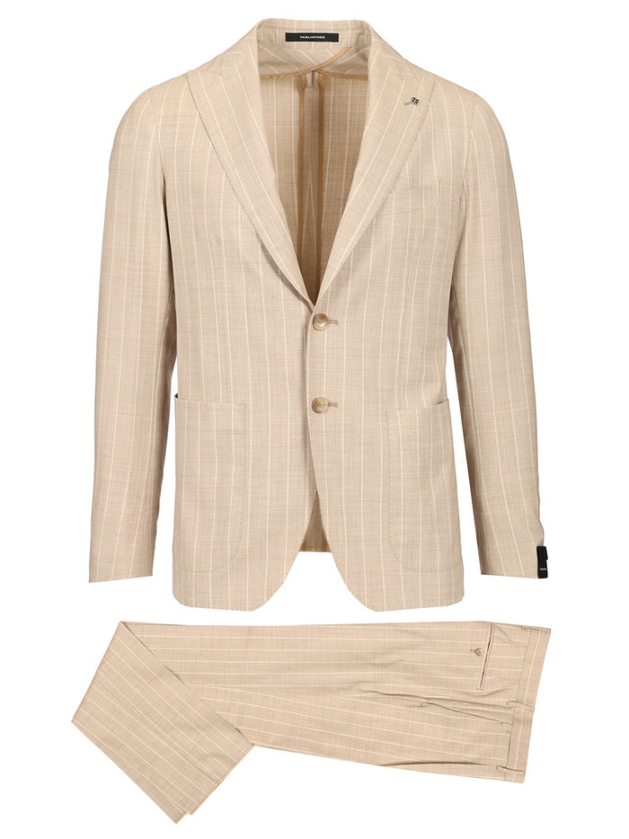 Montecarlo dress in wool and silk Beige