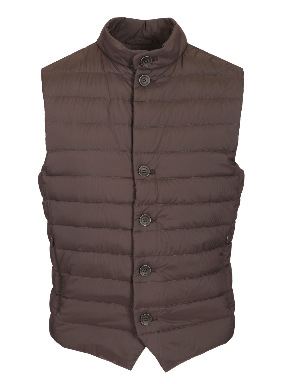 Rain Proof Vest Brown Poliammide Coat