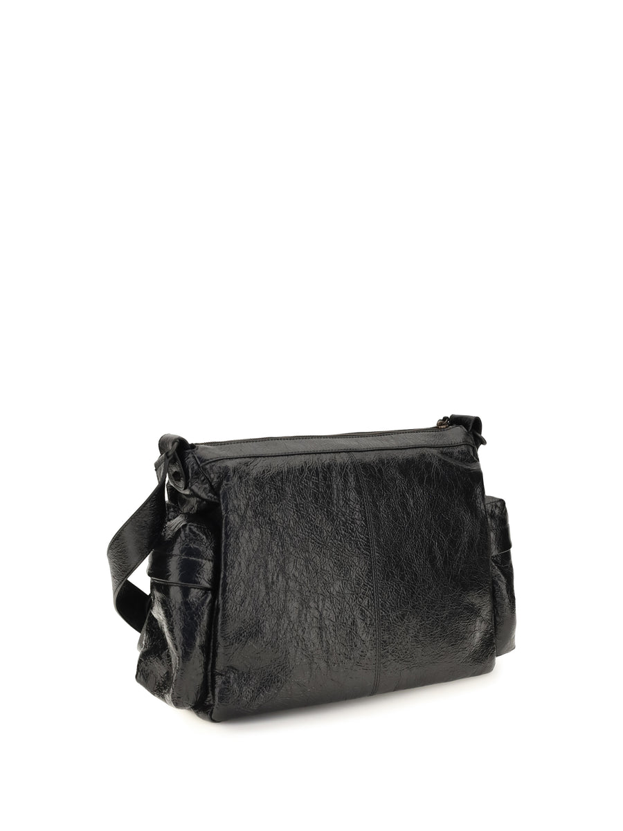 Shoulder Bag Le City Multipocket Black Lambskin