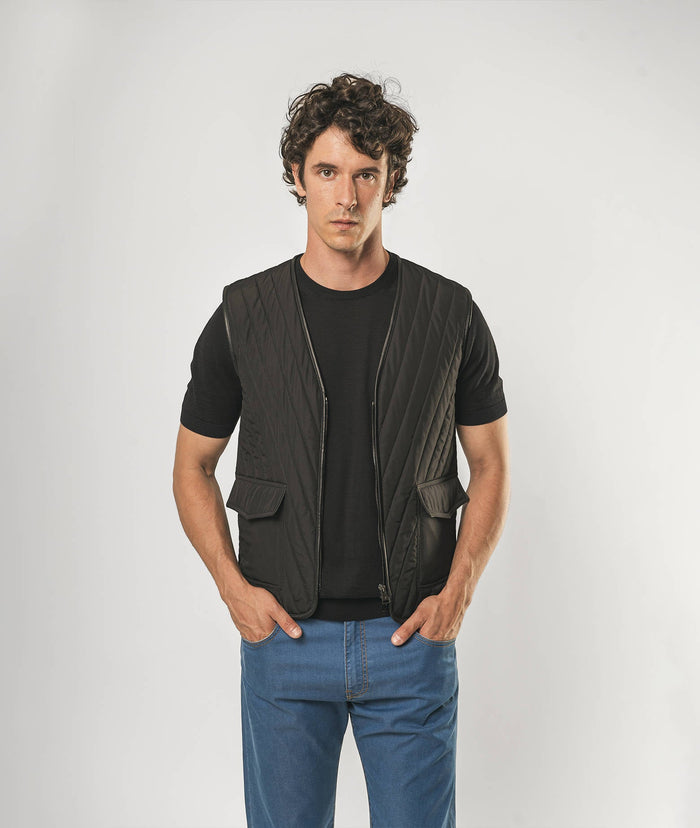 Bristol Gilet Brown Sportwear Sleevless
