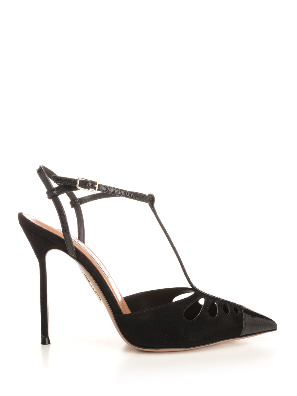 Camille Suede Pump Black Pumps