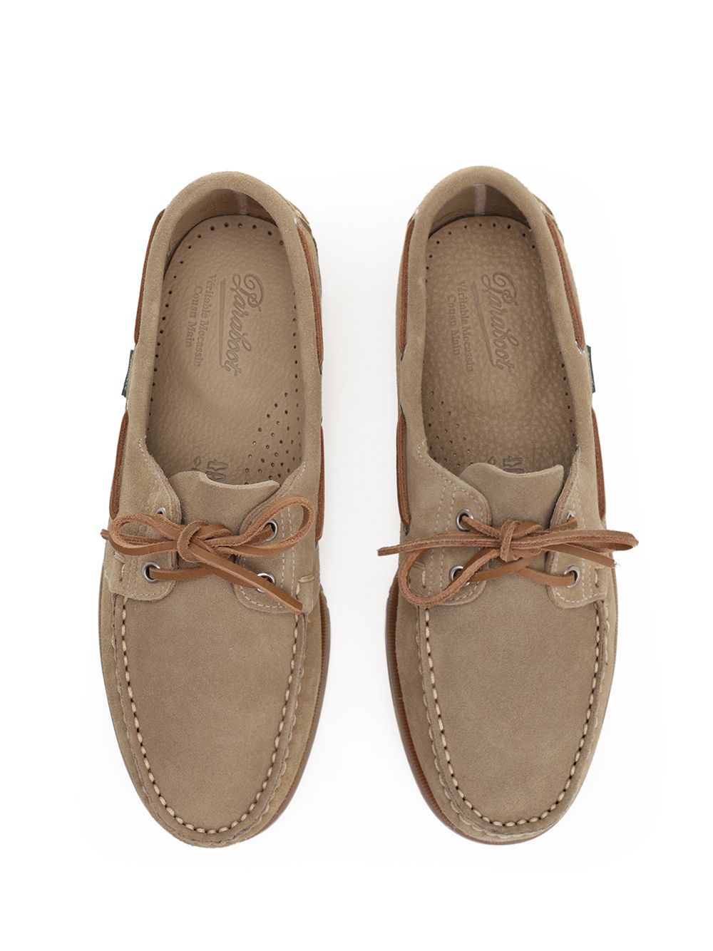 Suede Barth loafer Beige Calf Leather / Rubber Scarpe Basse
