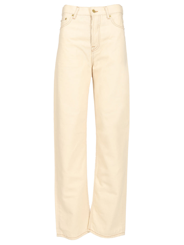 Gale relaxed fit jeans White Cotton Tencel Lining
