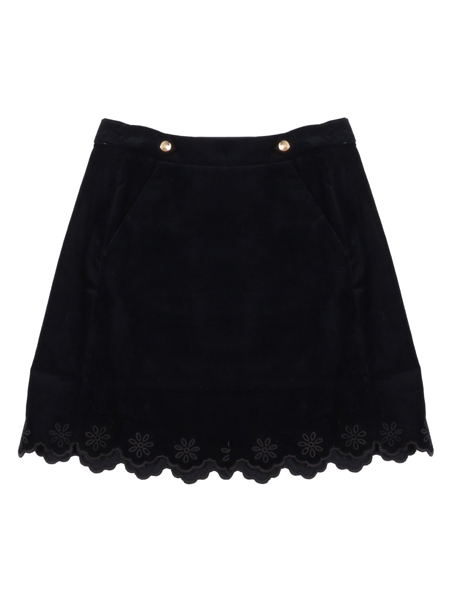 Skirt Blue Cotton Lining