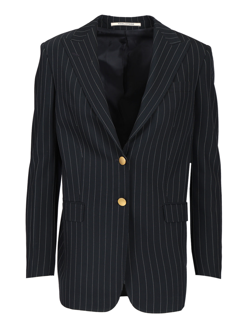 Bertha Long Blazer Blue Jacket