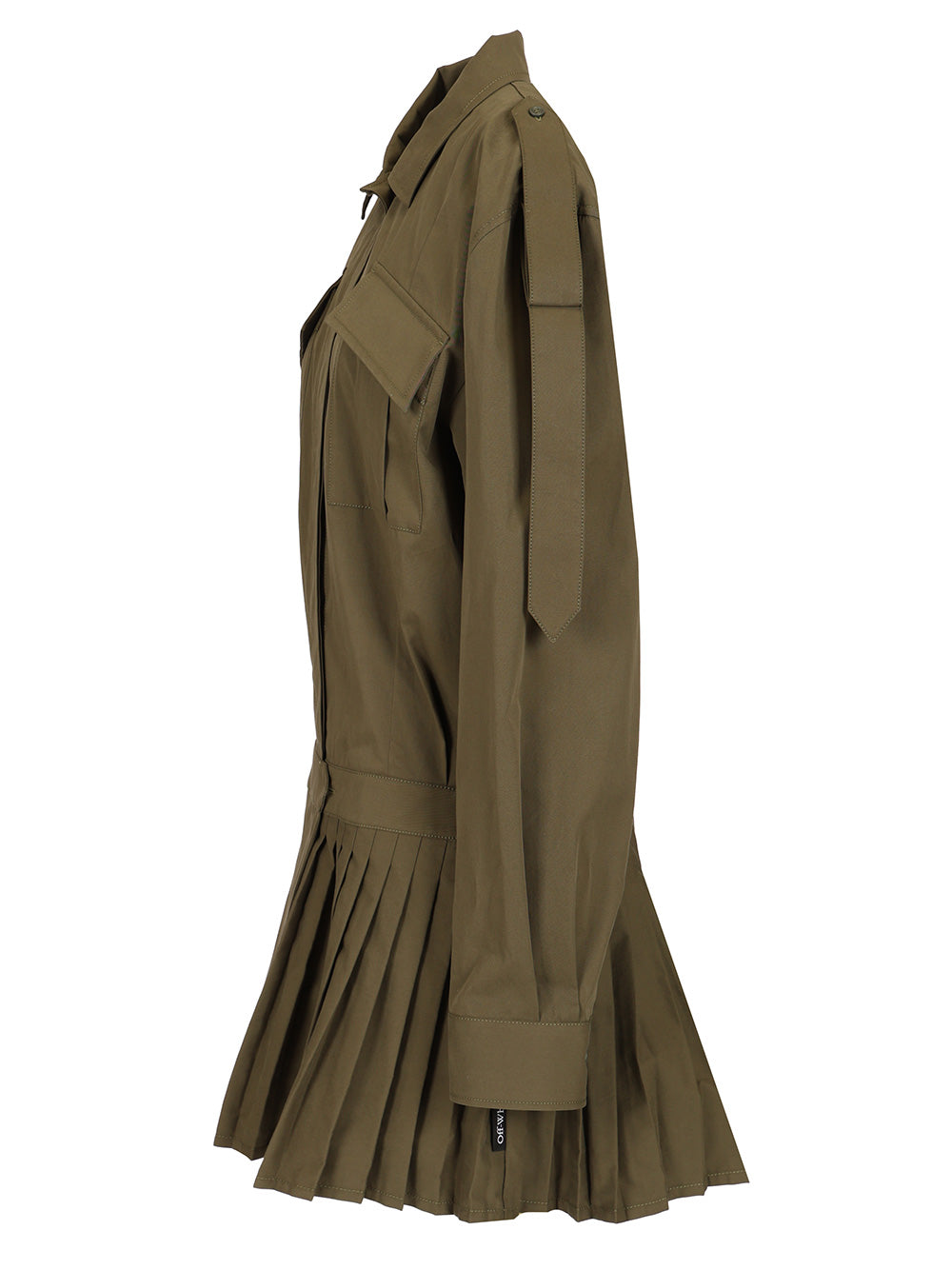 Savana Dress Green Fabric Cotton