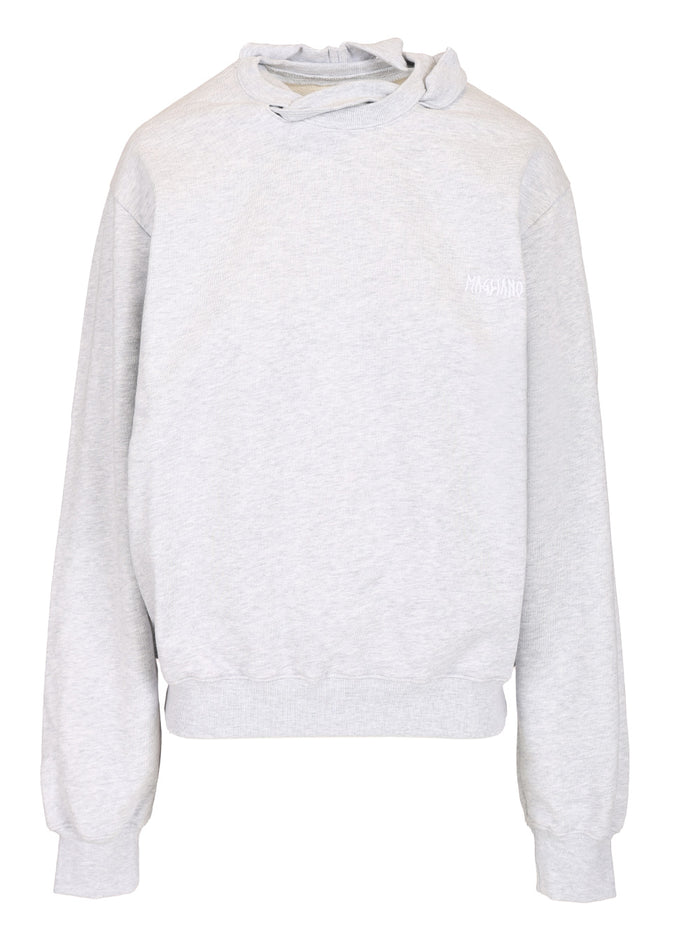 gym sweatshirt Grey Cotton Sweatshirts