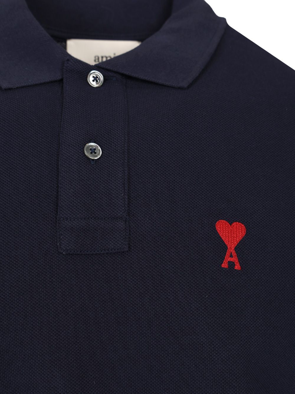 Ami de coeur polo Blue Npu-coton Biologique Shirt