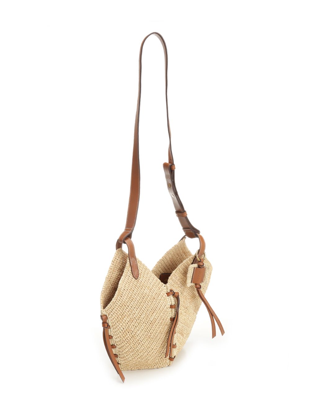 Mini Losange Bag Beige Main Material:raffia Crossbody