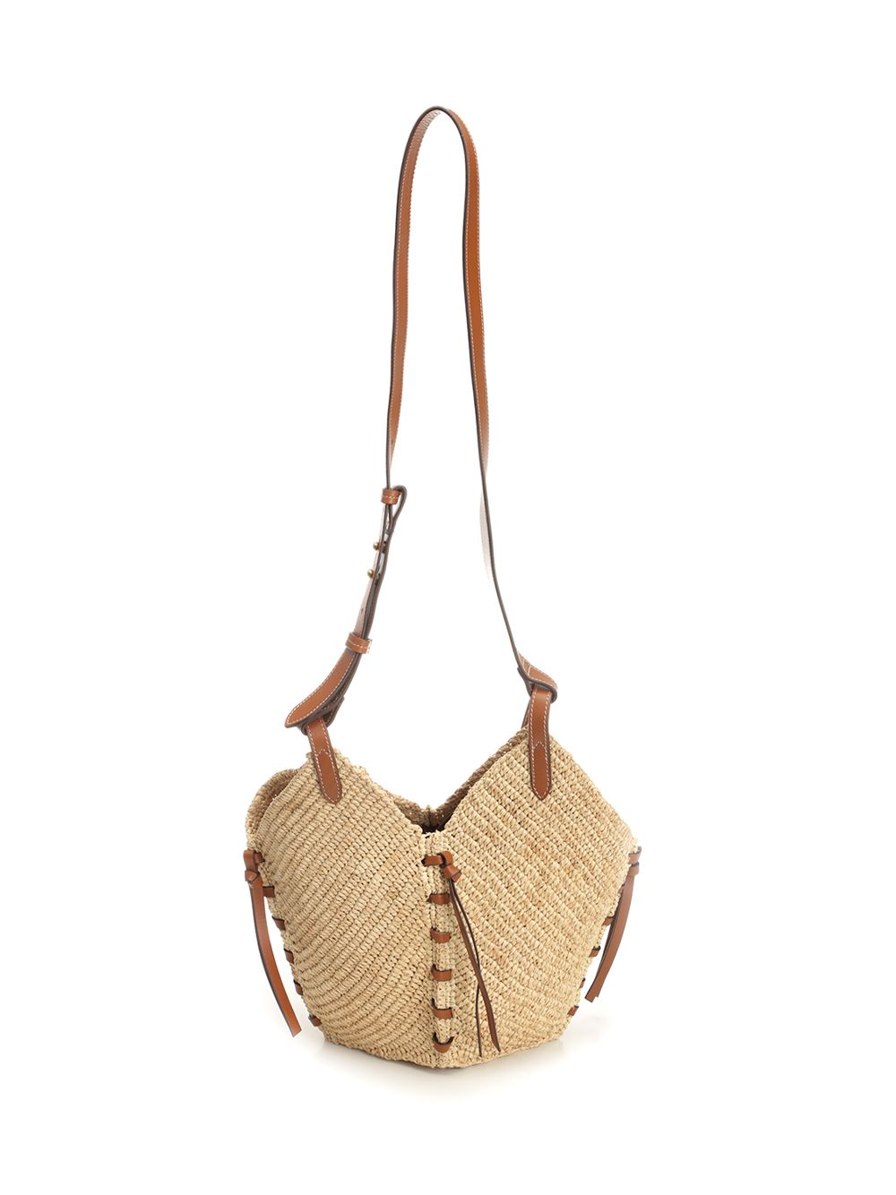 Mini Losange Bag Beige Main Material:raffia Crossbody