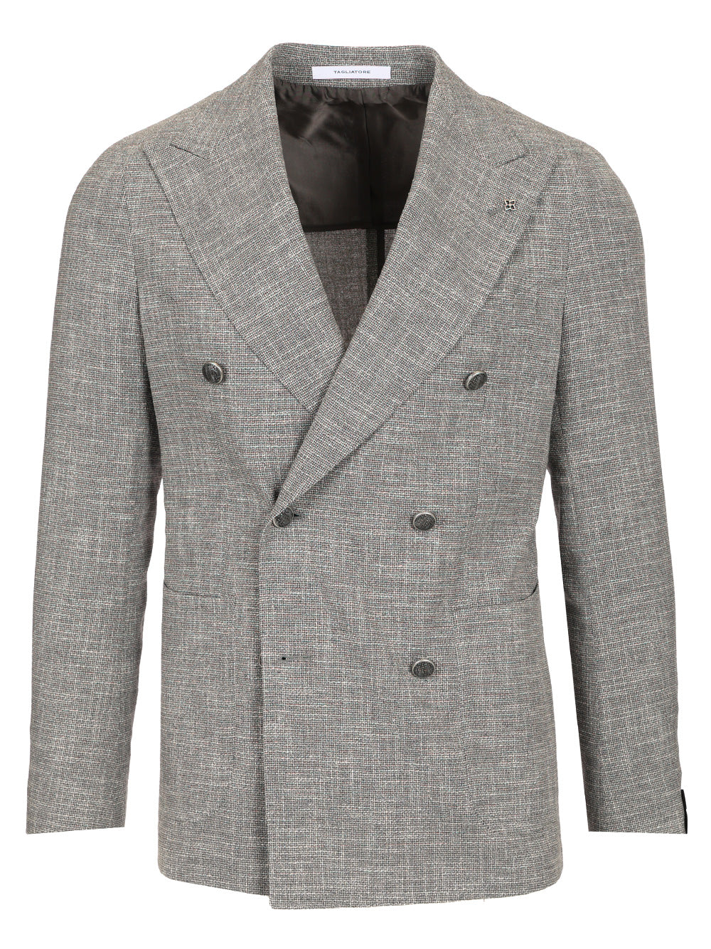 Single-Breasted Jacket Grey