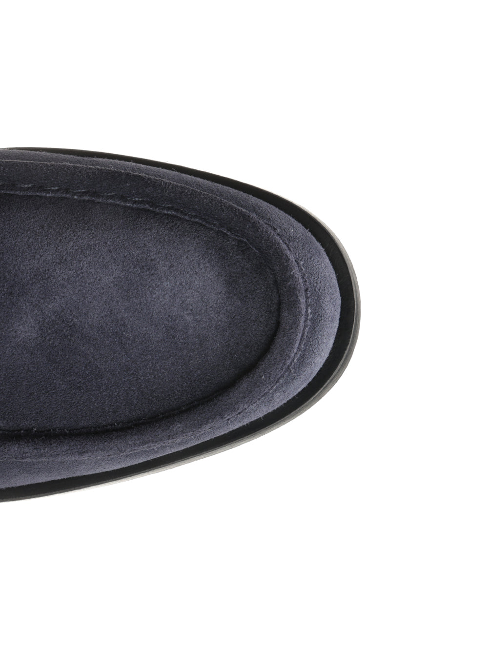 Suede moccasin Blue Leather Scarpe Basse