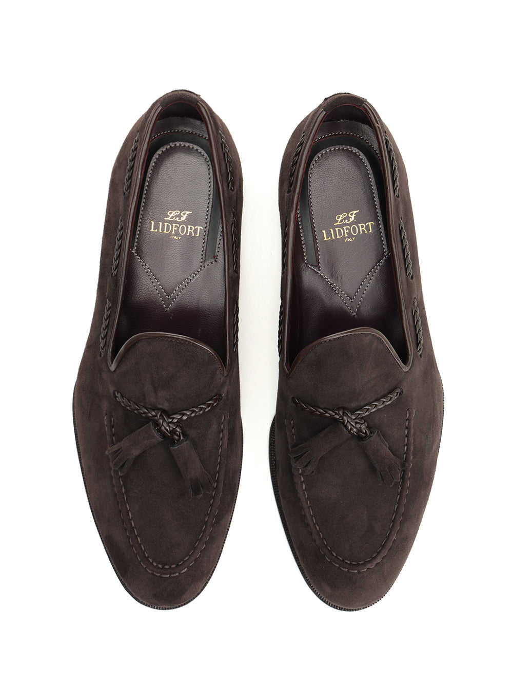 Suede loafer Brown Leather Scarpe Basse