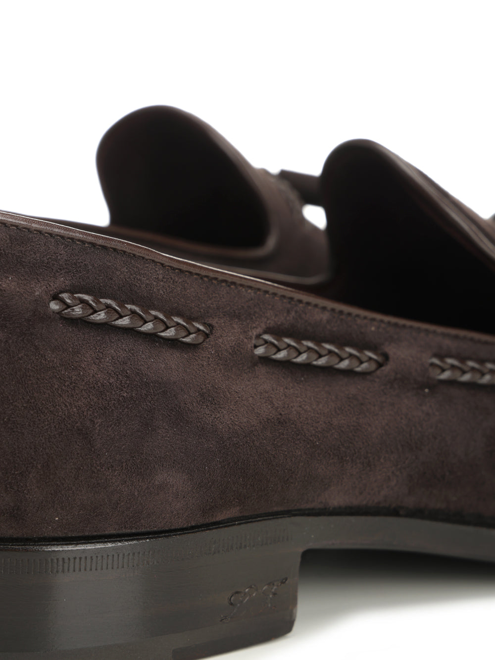 Suede loafer Brown Leather Scarpe Basse