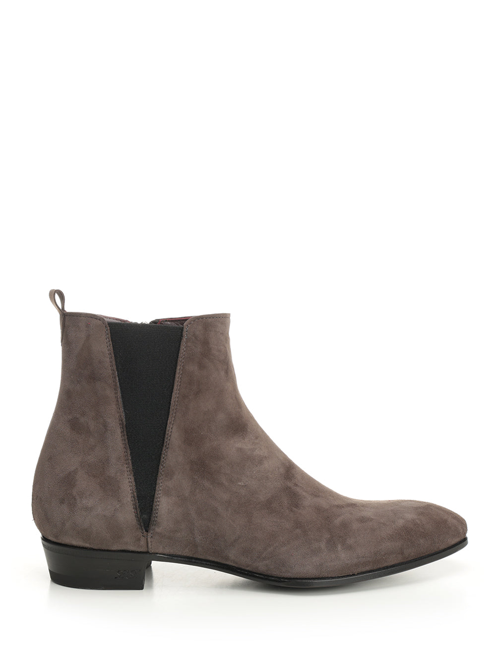 Suede ankle boot Grey Leather