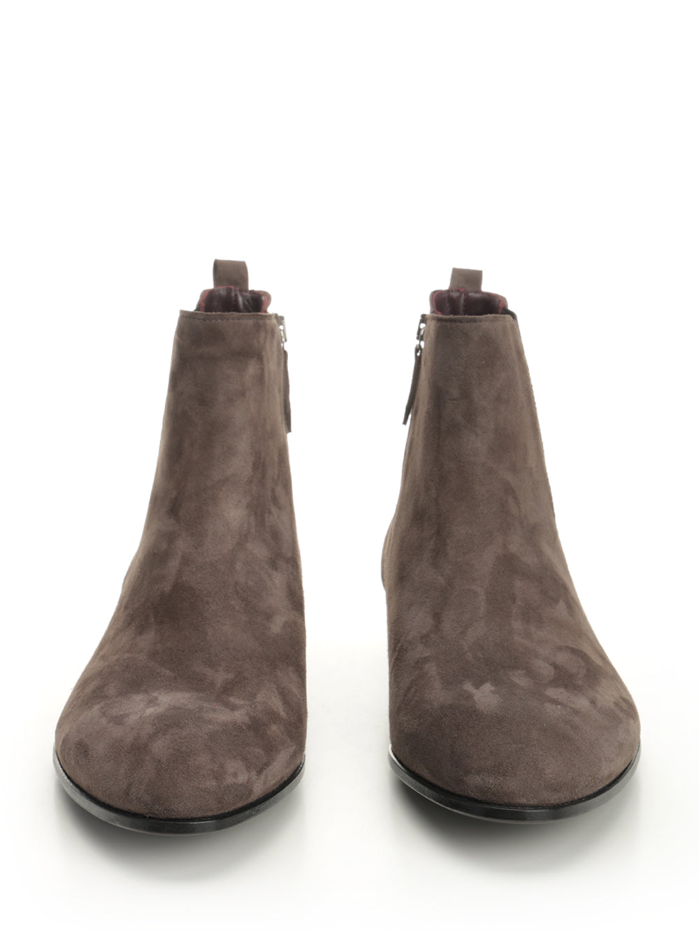 Suede ankle boot Grey Leather