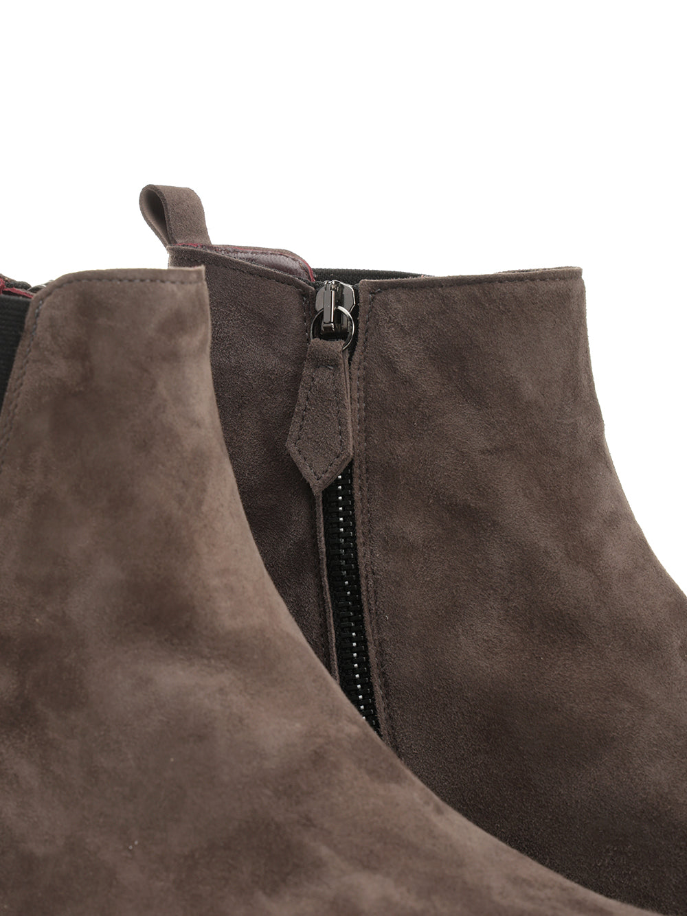 Suede ankle boot Grey Leather