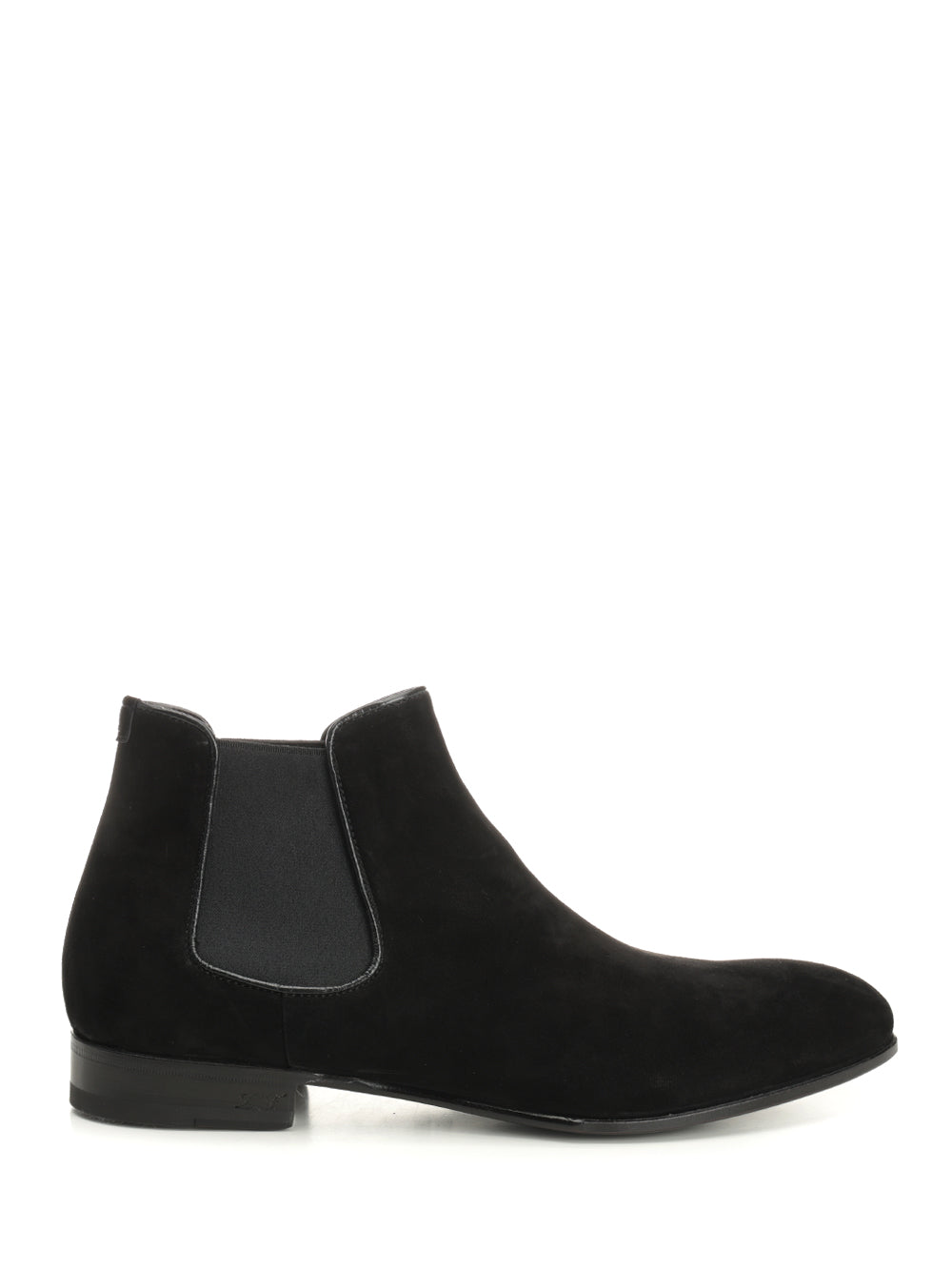 Chelsea Boot Suede Black Leather